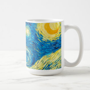 Café Taza de la noche estrellada