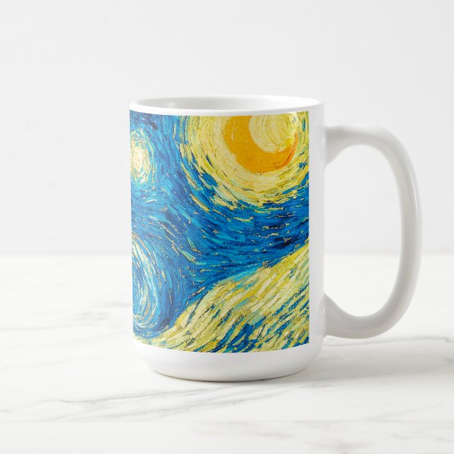 Café Taza de la noche estrellada (Derecha)