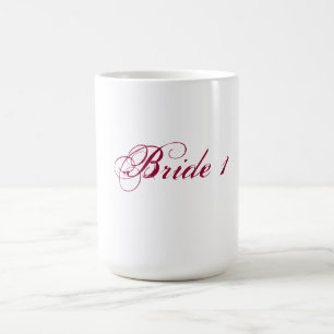 Café Taza de la novia 1 para las novias lesbianas