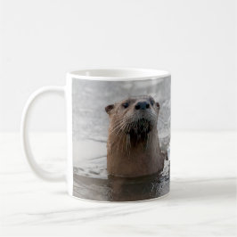 Café Taza de la nutria de río