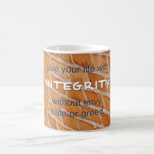 Café Taza de la obra clásica de la integridad