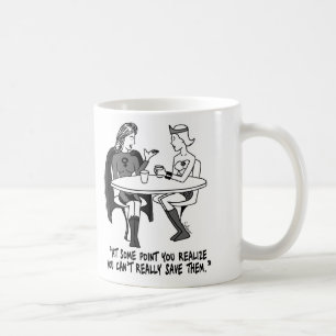 Café Taza de la obra clásica de los Superheroines de