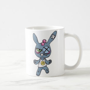 Café Taza de la obra clásica del conejo 11oz del boxeo