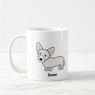 Café Taza de la obra clásica del Corgi Galés del