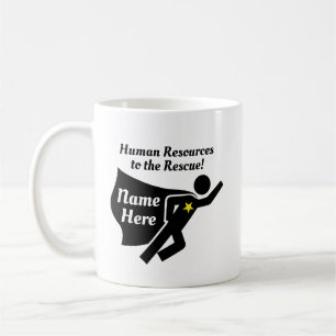 Café Taza de la Oficina de Recursos Humanos Superhéroe