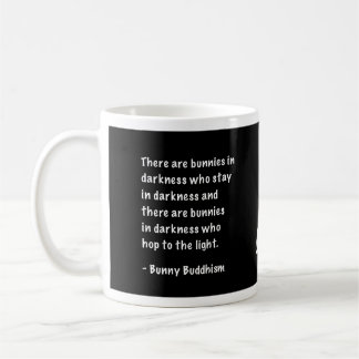 Café Taza de la oscuridad del Buddhism del conejito