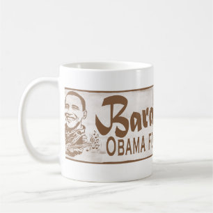 Café Taza de la oscuridad del rollo del n de Barack