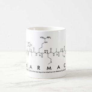 Café Taza de la palabra del péptido de la farmacia