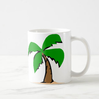 Café Taza de la palma de la isla