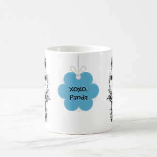 Café Taza de la panda de XOXO