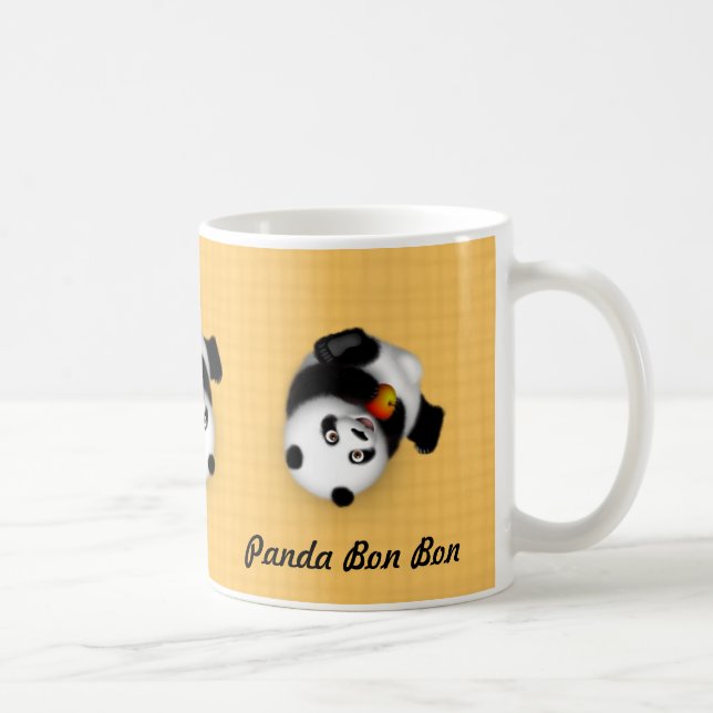 Café Taza de la panda del balanceo (Derecha)