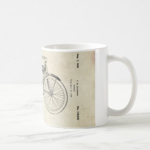 Café Taza de la patente de la bicicleta de Schwinn