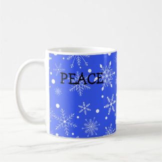 Café Taza de la Paz Copo de Nieve