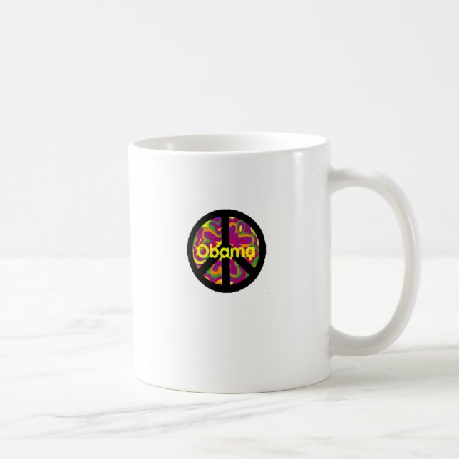 Café Taza de la paz de Barack Obama (Derecha)