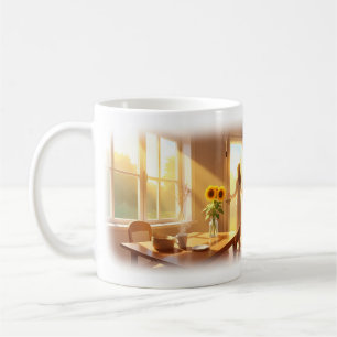 Café Taza de la Paz en la Cocina y Jardín Soleado en la