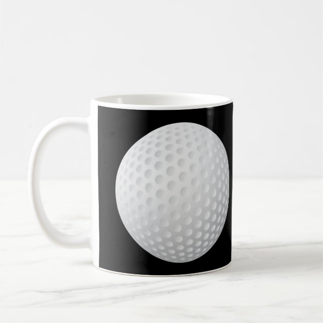 Café Taza de la pelota de golf (Izquierda)