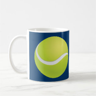 Café Taza de la pelota de tenis
