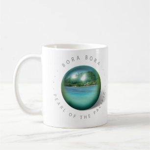 Café Taza de la perla de Bora Bora