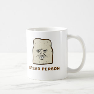 Café Taza de la persona del pan