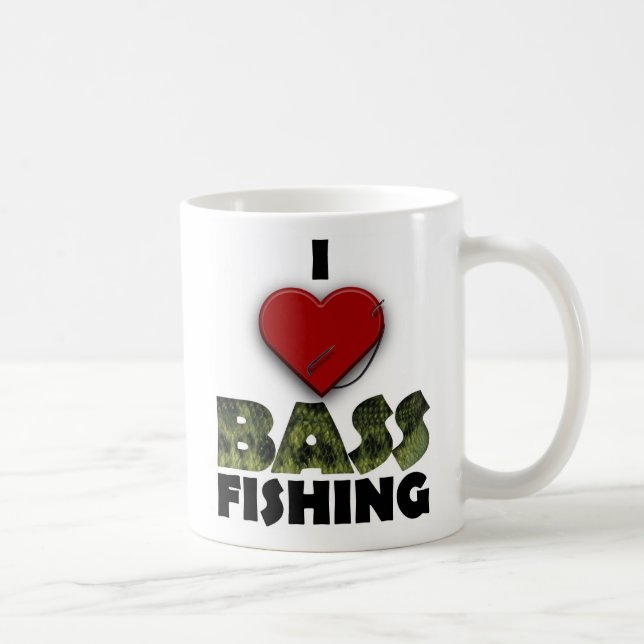 Café Taza de la pesca de la lubina (Derecha)
