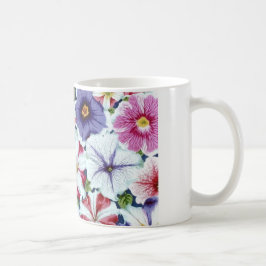 Café Taza de la petunia de la tela de Philip Jacobs