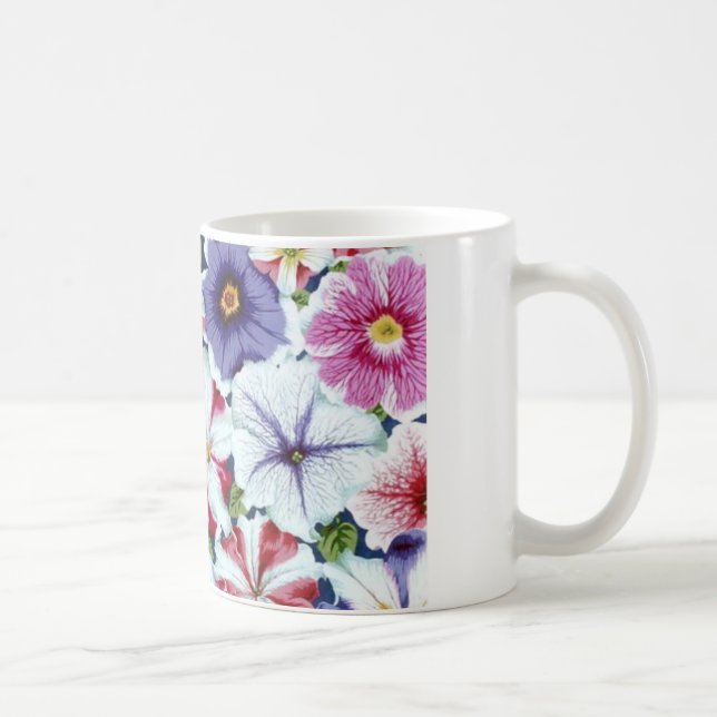 Café Taza de la petunia de la tela de Philip Jacobs (Derecha)