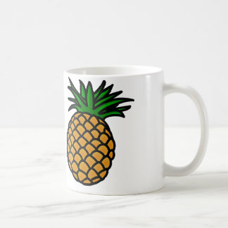 Café taza de la piña