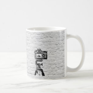 Café Taza de la pintada del estilo de Banksy