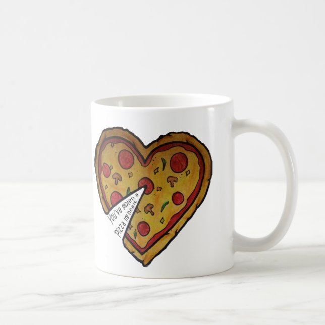 Café Taza de la pizza (Derecha)