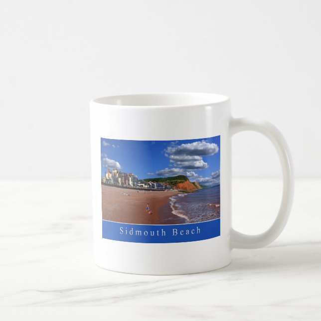 Café Taza de la playa de Sidmouth (Derecha)