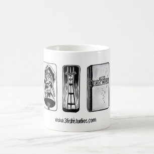 Café Taza de la playa del océano