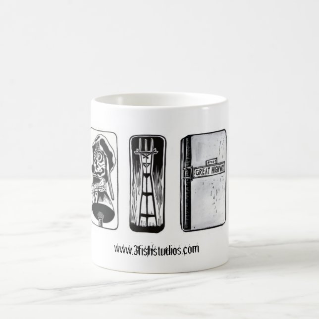 Café Taza de la playa del océano (Centro)