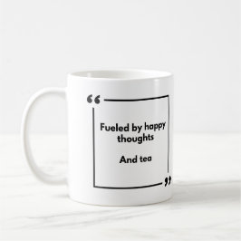 Café Taza de la positividad - llena de pensamientos fel