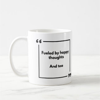 Café Taza de la positividad - llena de pensamientos fel