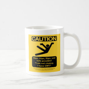 Café Taza de la "precaución" de CMT