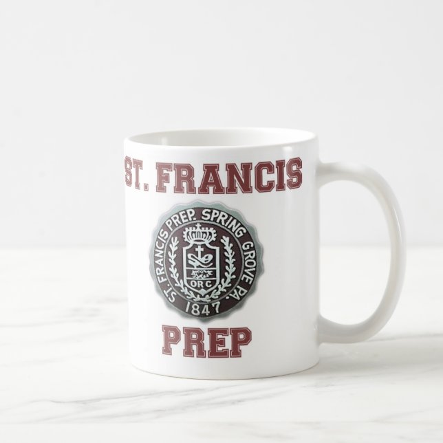Café Taza de la preparación de St Francis (Derecha)