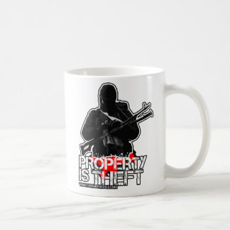 Café taza de la propiedad