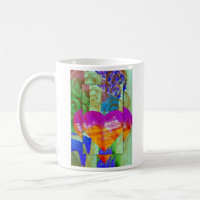 Café Taza de la puerta del corazón (Izquierda)