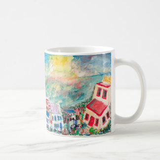 Café Taza de la puesta del sol de Mykonos