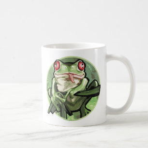 Café Taza de la rana arbórea