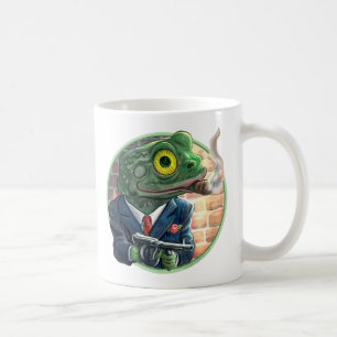 Café Taza de la rana del gángster