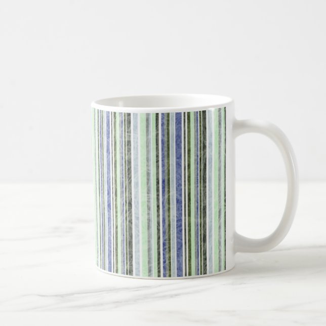Café Taza de la raya azul (Derecha)