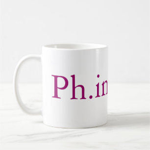 Café Taza de la realización de Ph.inishe.D PhD