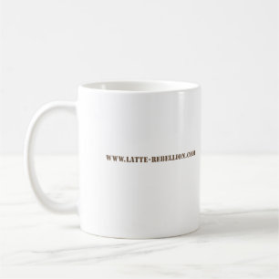Café Taza de la rebelión de Latte
