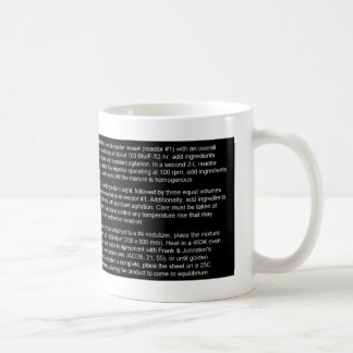 Café Taza de la receta del ingeniero Geeky divertido