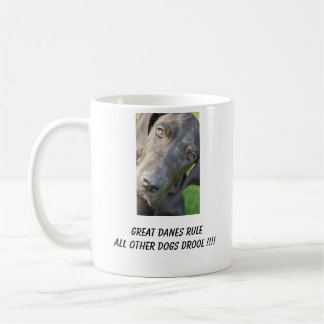 Café Taza de la regla de los grandes daneses