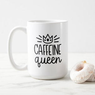 Café Taza de la reina 15oz del cafeína
