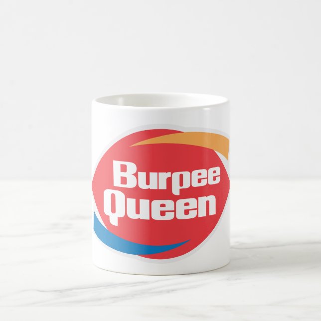 Café Taza de la reina de Burpee" (Centro)