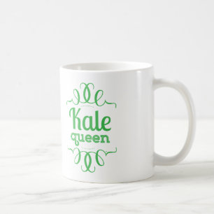 Café Taza de la reina de la col rizada