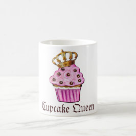 Café Taza de la reina de la magdalena